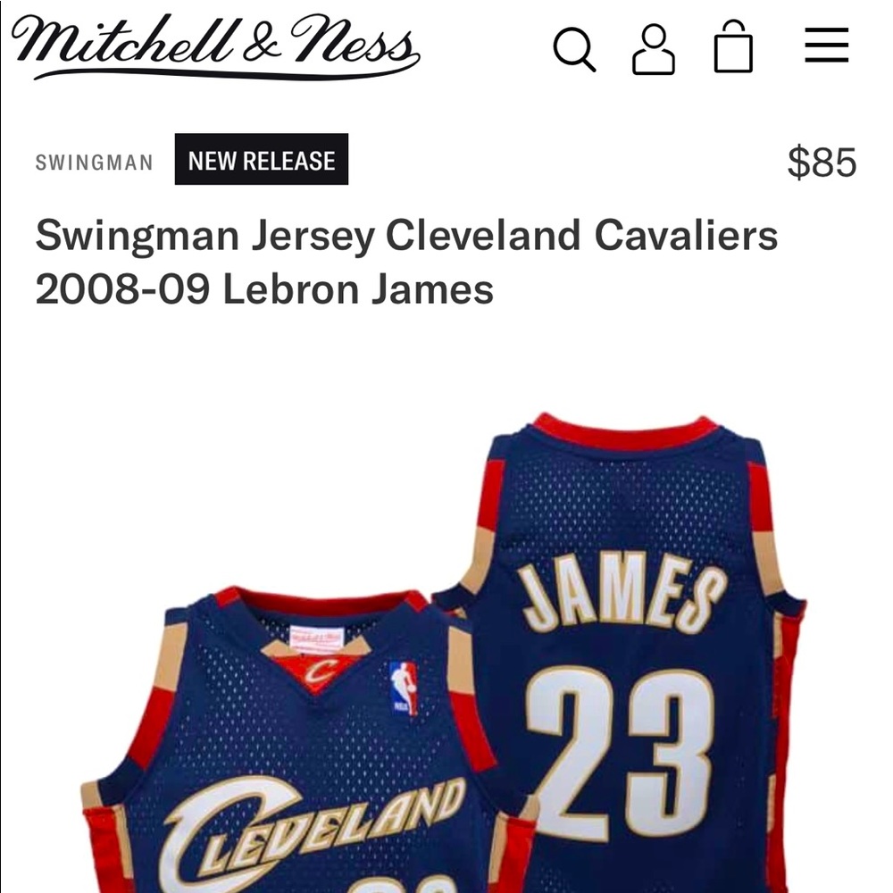 NBA Lebron James Cavalier’s Jersey